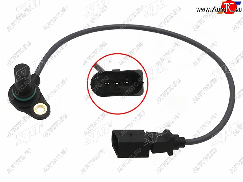 849 р. Датчик положения коленчатого вала VW GOLF 98-10 JETTA 99-07 OCTAVIA 97-11 AUDI A3 97-03 SAT ST-193-0049  с доставкой в г. Майкоп
