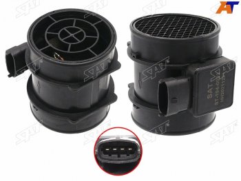 2 299 р. Расходомер воздуха OPEL ASTRA G 98-05 ASTRA H 04-10 CORSA C 00-06 VECTRA B 95-03 VECTRA C 02-08  SAT ST-194-0033  с доставкой в г. Майкоп. Увеличить фотографию 1