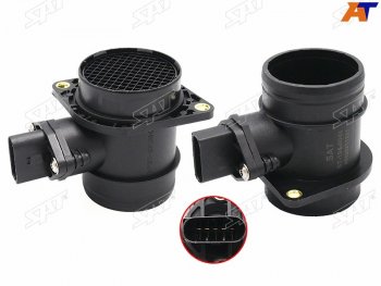 2 299 р. Расходомер воздуха VW GOLF 00-10 JETTA 99-09 TOUAREG 03-10 SAT ST-194-0046  с доставкой в г. Майкоп. Увеличить фотографию 1