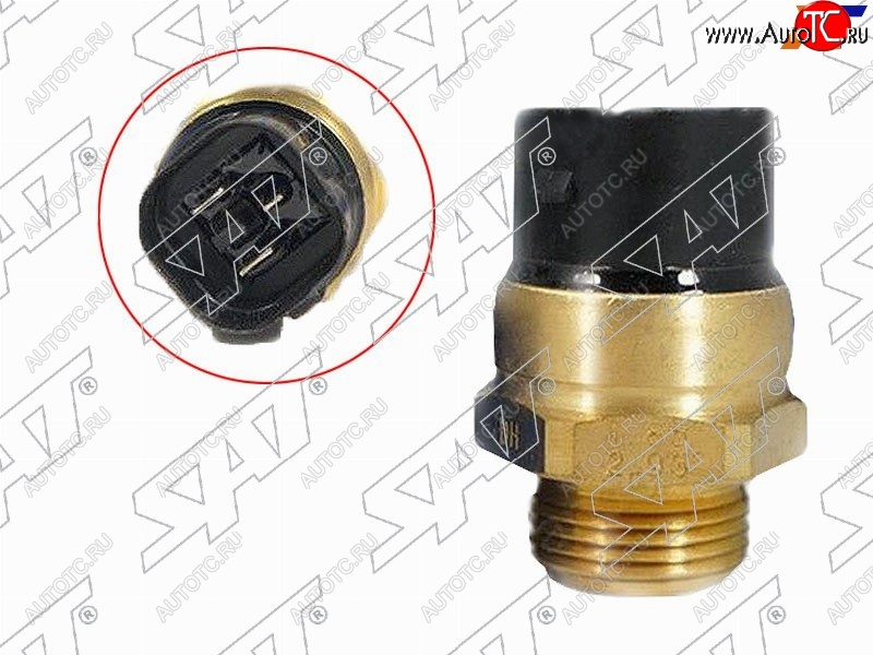 589 р. Датчик температуры включения вентилятора SKODA Octavia 04-FabiaVW BoraGolfPoloPassat 94- SAT ST-1H0 959 481 B  с доставкой в г. Майкоп