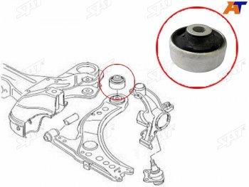 293 р. Сайлентблок Audi A3 96-03  Skoda Octavia 96-13  Rapid 12-  Volkswagen Golf 97-06  Polo 05-22  A SAT ST-1J0407181  с доставкой в г. Майкоп. Увеличить фотографию 1