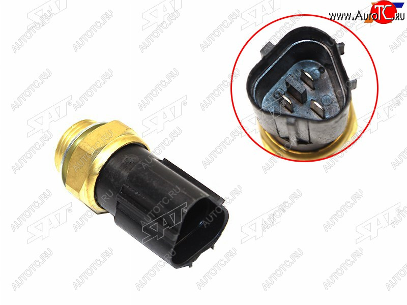 559 р. Датчик температуры включения вентилятора VOLKSWAGEN Polo 10-SKODA Rapid 12- SAT ST-1J0 959 481 A  с доставкой в г. Майкоп