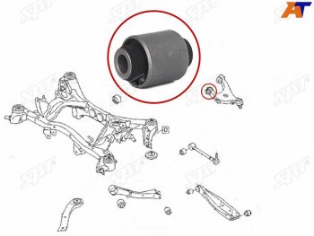 319 р. Сайлентблок Subaru Forester 07-19  Impreza 07-14  Legacy 03-15  Outback 03-15 SAT ST-20252-XA01A-BU  с доставкой в г. Майкоп. Увеличить фотографию 2