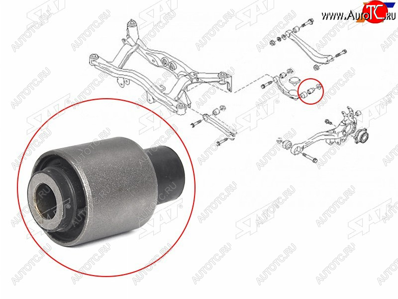 299 р. Сайлентблок Subaru Legacy 98-09  Outback 98-09  Legacy B4 98-03 SAT ST-20254-AE040  с доставкой в г. Майкоп