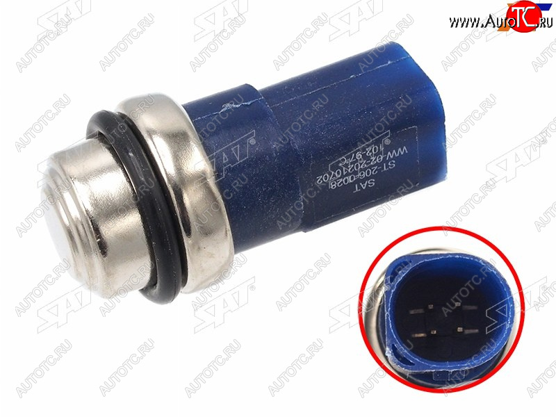359 р. Датчик температуры ОЖ AUDI A4 94-04 A6 97-05 VW PASSAT 94-05 SAT ST-206-0028  с доставкой в г. Майкоп