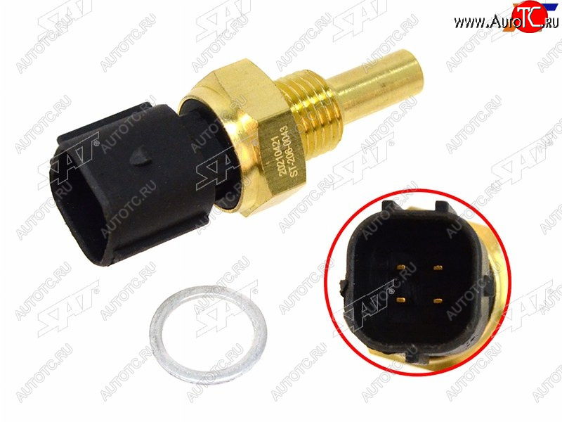 439 р. Датчик температуры ОЖ MERCEDES W210 96-02 W202 93-00 SPRINTER 95-06 VW LT 28-35 96-06              SAT ST-206-0043  с доставкой в г. Майкоп