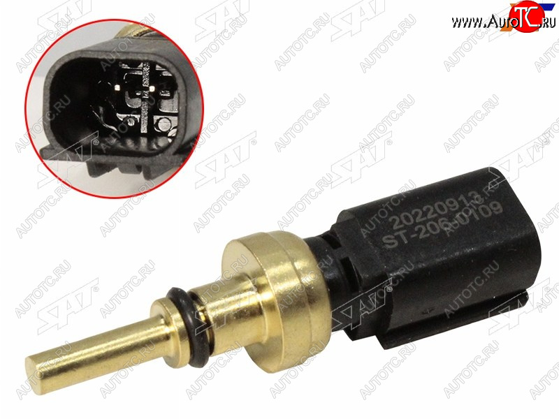 1 379 р. Датчик температуры ОЖ TOYOTA CAMRY 70 17- COROLLA 18- LC 300 21- RAV4 18- HIGHLANDER 20- SAT ST-206-0109  с доставкой в г. Майкоп