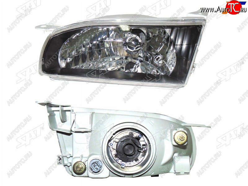 2 399 р. Фара Toyota Corolla (E110) 95-97 (Слева тёмная) SAT ST-212-1164BL  с доставкой в г. Майкоп