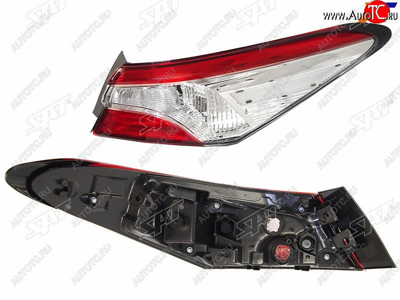 6 449 р. Фонарь задний правый SAT Toyota Camry XV70 дорестайлинг (2017-2021)  с доставкой в г. Майкоп