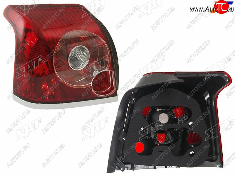 4 749 р. Фонарь задний левый SAT  Toyota Avensis  T250 седан (2006-2008) рестайлинг  с доставкой в г. Майкоп