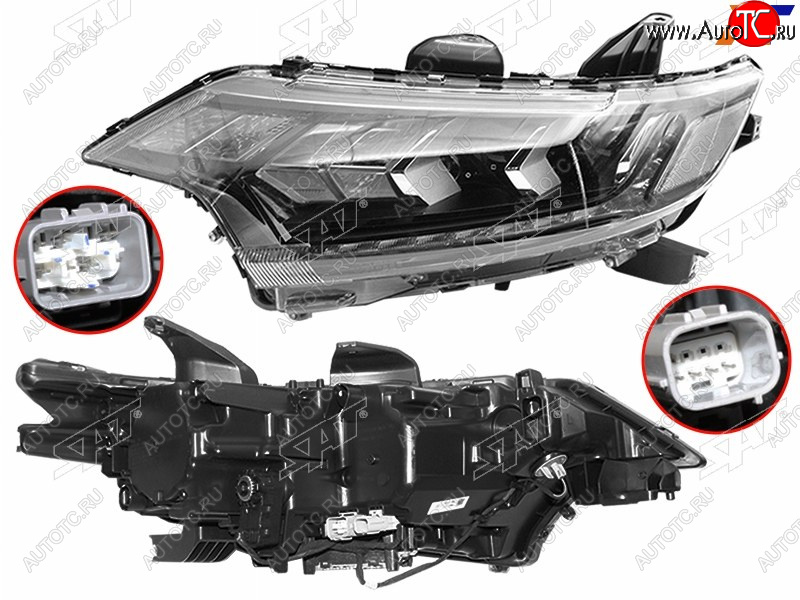 21 749 р. Фара левая (LED) SAT  Mitsubishi Outlander  GF (2018-2022) 3-ий рестайлинг  с доставкой в г. Майкоп