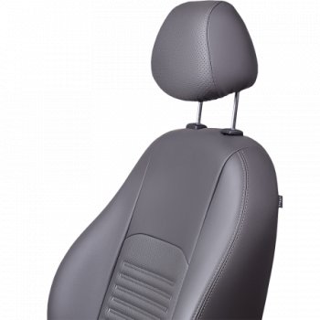 6 199 р. Комплект чехлов для сидений, (РЗСиС 60/40 Илана+Орегон), ТУРИН Lord Autofashion  Chevrolet Niva  2123 (2002-2020) дорестайлинг, рестайлинг (серый, вставка серая, строчка серая)  с доставкой в г. Майкоп. Увеличить фотографию 5