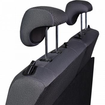 5 549 р. Комплект чехлов для сидений (ЦЗС Жаккард) Дублин Lord Autofashion  Daewoo Nexia  дорестайлинг (1995-2008) (серый, вставка Сеул серая)  с доставкой в г. Майкоп. Увеличить фотографию 8
