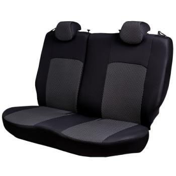 3 799 р. Комплект чехлов для сидений (1+2 мес. Жаккард) ДУБЛИН Lord Autofashion  CITROEN Jumper  290 (2014-2022), Fiat Ducato  290 (2014-2025), Peugeot Boxer  290 (2014-2025) (черный, Прямоугольник черный)  с доставкой в г. Майкоп. Увеличить фотографию 5