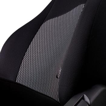 3 799 р. Комплект чехлов для сидений (1+2 мес. Жаккард) ДУБЛИН Lord Autofashion  CITROEN Jumper  290 (2014-2022), Fiat Ducato  290 (2014-2025), Peugeot Boxer  290 (2014-2025) (черный, Прямоугольник черный)  с доставкой в г. Майкоп. Увеличить фотографию 7