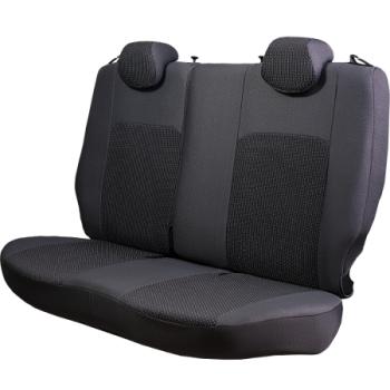 5 399 р. Комплект чехлов для сидений (РЗСиС 60/40 2Г Жаккард) ДУБЛИН Lord Autofashion Ford Fusion 1 хэтчбэк дорестайлинг (2002-2005) (серый, вставка Сеул серый)  с доставкой в г. Майкоп. Увеличить фотографию 5