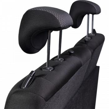 5 299 р. Комплект чехлов для сидений (ЦЗС Жаккард) Дублин Lord Autofashion  Лада нива 4х4  2131 (2019-2025) 5 дв. 1-ый рестайлинг, Урбан 5 дв. рестайлинг, (Legend) 5 дв. 2-ой рестайлинг (черный, вставка Сеул серая)  с доставкой в г. Майкоп. Увеличить фотографию 5