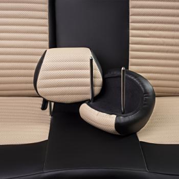6 599 р. Комплект чехлов для сидений (к.Drive Active РЗСиС 60/40 3Г Илана+Орегон) ТУРИН-3 ст ЛАЙН Lord Autofashion  Лада Гранта FL ( 2191,  2190,  2194,  2192) (2018-2025) лифтбэк рестайлинг, седан рестайлинг, универсал рестайлинг, хэтчбек рестайлинг (черный, вставка бежевая, строчка бежевая)  с доставкой в г. Майкоп. Увеличить фотографию 6