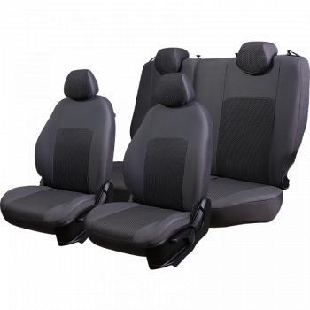 5 949 р. Комплект чехлов для сидений (РЗСиС 60/40 2Г Жаккард) ДУБЛИН Lord Autofashion  Лада Гранта Кросс  2194 (2018-2025) универсал (серый, вставка Сеул серая)  с доставкой в г. Майкоп. Увеличить фотографию 8