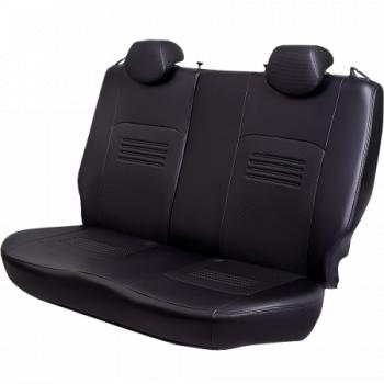9 449 р. Комплект чехлов для сидений (ЦЗСиС 2П Илана+Орегон) ТУРИН СТ Lord Autofashion  Renault Logan  2 (2014-2018) дорестайлинг (черный, вставка черная, строчка черная)  с доставкой в г. Майкоп. Увеличить фотографию 7