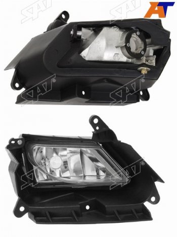 1 699 р. Правая противотуманная фара SAT Mazda 3/Axela BL дорестайлинг седан (2009-2011)  с доставкой в г. Майкоп. Увеличить фотографию 2
