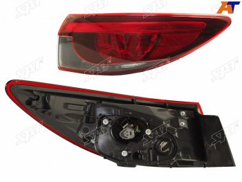 15 599 р. Фонарь задний правый (внешний) SAT  Mazda 6  GJ (2015-2018) 1 рестайлинг универсал, 1-ый рестайлинг седан  с доставкой в г. Майкоп. Увеличить фотографию 2