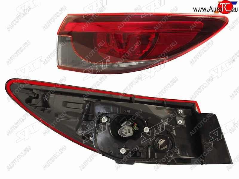 15 599 р. Фонарь задний правый (внешний) SAT  Mazda 6  GJ (2015-2018) 1 рестайлинг универсал, 1-ый рестайлинг седан  с доставкой в г. Майкоп
