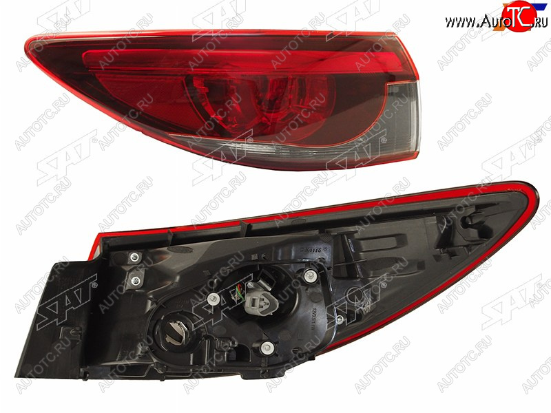 15 599 р. Фонарь задний левый (внешний) SAT  Mazda 6  GJ (2015-2018) 1 рестайлинг универсал, 1-ый рестайлинг седан  с доставкой в г. Майкоп