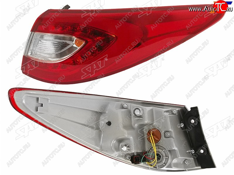 7 599 р. Фонарь задний правый (внешний, LED) SAT Hyundai IX35 LM дорестайлинг (2009-2013)  с доставкой в г. Майкоп