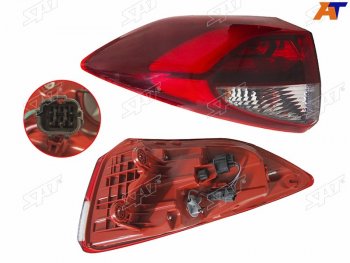 Фонарь задний левый (внешний, LED) SAT Hyundai Tucson  TL (2015-2018) дорестайлинг