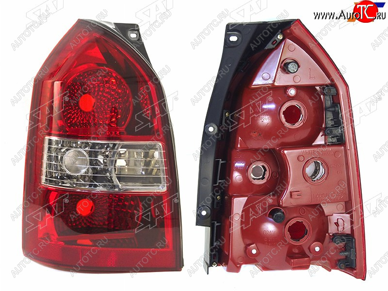 2 199 р. Фонарь задний левый SAT Hyundai Tucson JM (2004-2010)  с доставкой в г. Майкоп