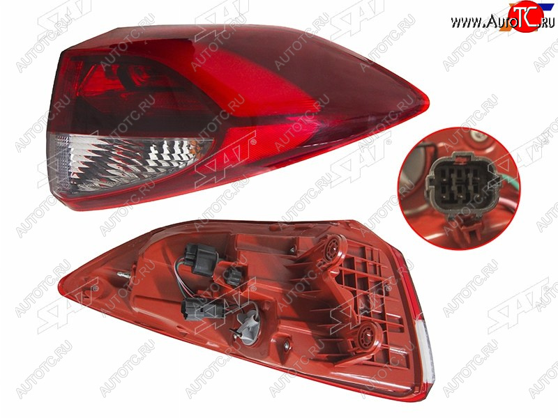5 549 р. Фонарь задний правый (внешний, LED) SAT  Hyundai Tucson  TL (2015-2018) дорестайлинг  с доставкой в г. Майкоп