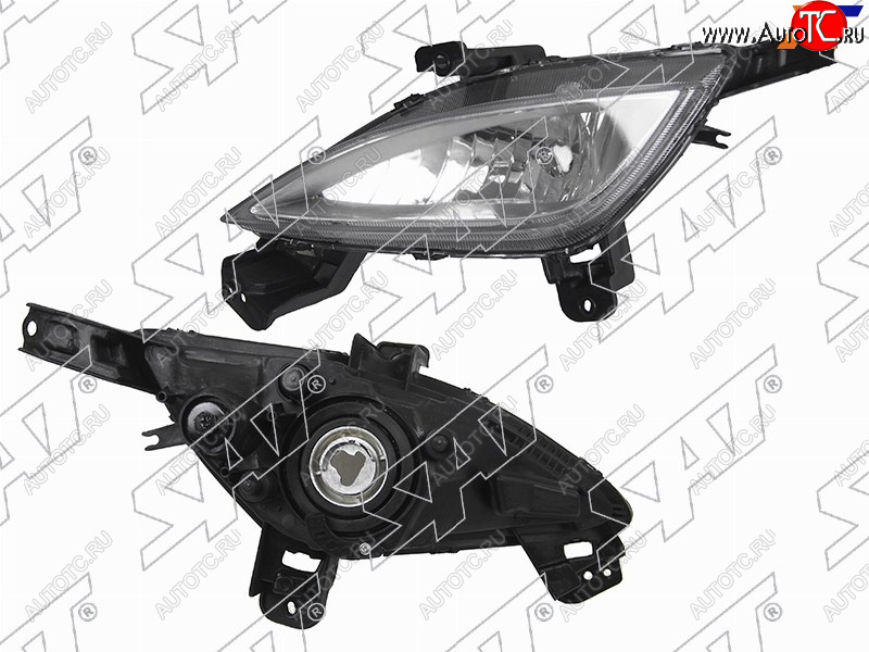 3 079 р. Левая противотуманная фара SAT Hyundai I30 2 GD дорестайлинг универсал (2011-2015)  с доставкой в г. Майкоп