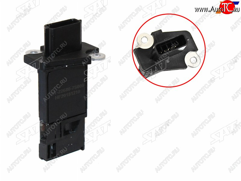 3 169 р. Датчик расхода воздуха ZD30YD25HR15HR16MR20QG13QG15QG18VQ25VQ35VQ37VQ40VK56QR25M9R NIS SAT ST-22680-7S000  с доставкой в г. Майкоп