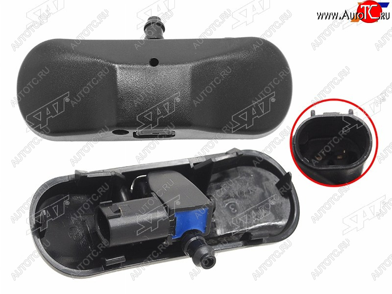 1 059 р. Форсунка омывателя лобового стекла Skoda Karoq 17-  Kodiaq 16-22  Volkswagen Golf 03-19  Jetta 05 SAT ST-227-0006  с доставкой в г. Майкоп