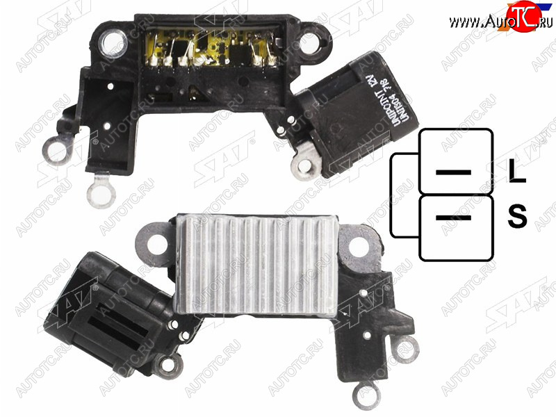 859 р. Реле-регулятор напряжения генератора NISSAN MURANO 04-08TEANA 03-13X-TRAIL 01-14(HITACHI)(из 2-ух SAT ST-23124-AU401  с доставкой в г. Майкоп