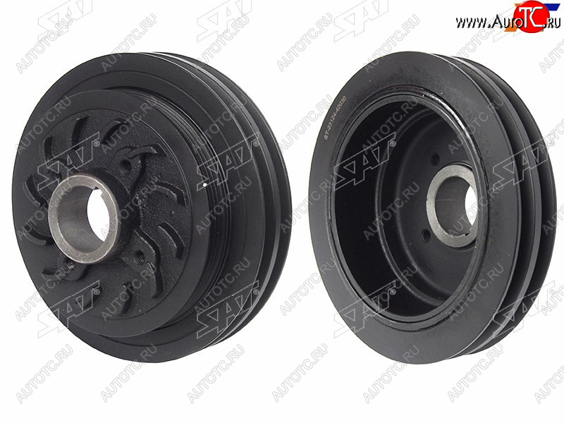4 899 р. Шкив коленвала HYUNDAI H-1STAREX 97-07PORTER 04-KIA BONGO 06-PREGIO 97-05 2001- двиг. D4BH4D56 SAT ST-23124-42030  с доставкой в г. Майкоп