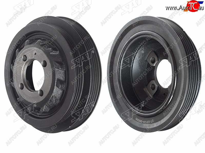 1 899 р. Шкив коленвала HYUNDAI TUCSON 04-10TRAJET 00-06SANTA FE SONATA 01-05KIA OPTIMAMAGENTIS 00-05SO SAT ST-23124-38000  с доставкой в г. Майкоп