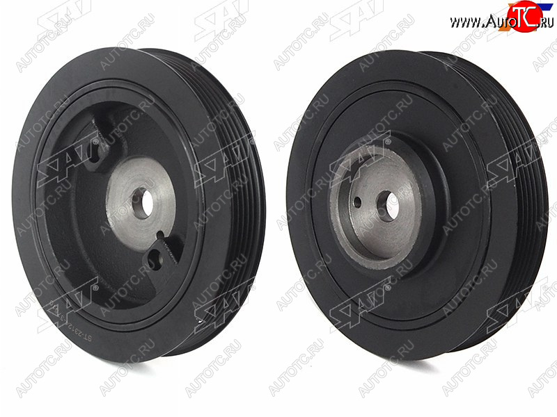 1 599 р. Шкив коленвала HYUNDAI TUCSON 2004-2010TRAJET 00-06COUPE 01-09SANTA FE(BB)00-06SONATA 01-05XGX SAT ST-23124-37510  с доставкой в г. Майкоп