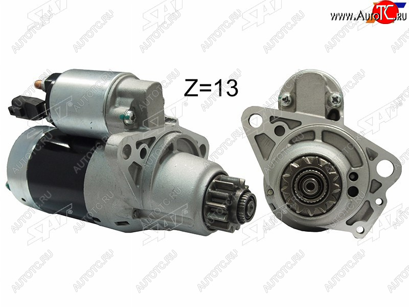 4 099 р. Стартер Nissan Murano 02-08  Primera 01-08  Serena 99-05  Teana 03-08 (1,4 kW Z=13 (короткое ух SAT ST-23300-8H300  с доставкой в г. Майкоп