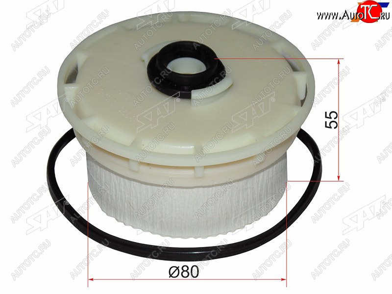 399 р. Фильтр топливный (картридж) TOYOTA LAND CRUISER 200 1VDFTV 07- SAT ST-23390-51070  с доставкой в г. Майкоп