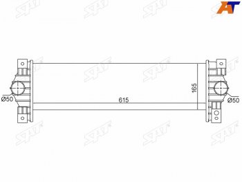 15 449 р. Интеркулер SSANG YONG ACTYONKYRON 2.0Xdi 05- SAT ST-23711-09050  с доставкой в г. Майкоп. Увеличить фотографию 1
