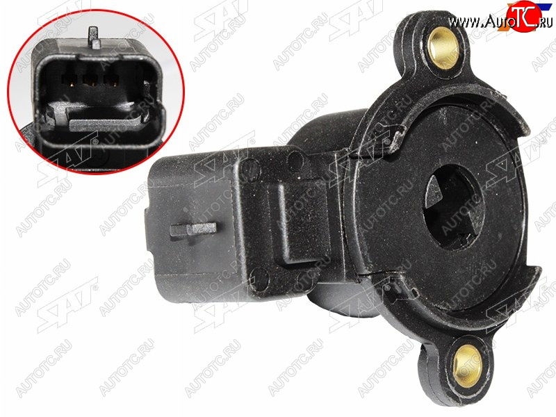 1 499 р. Датчик положения дроссельной заслонки PEUGEOT 306 93-02307 00-10406 95-04 CITROEN BERLINGO 96-11 SAT ST-250-0013  с доставкой в г. Майкоп
