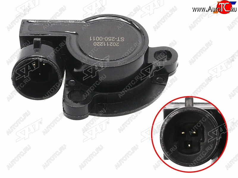319 р. Датчик положения дроссельной заслонки LADA 21089910111215 86-13 CHEVROLET NIVA 02-20 SAT ST-250-0011  с доставкой в г. Майкоп