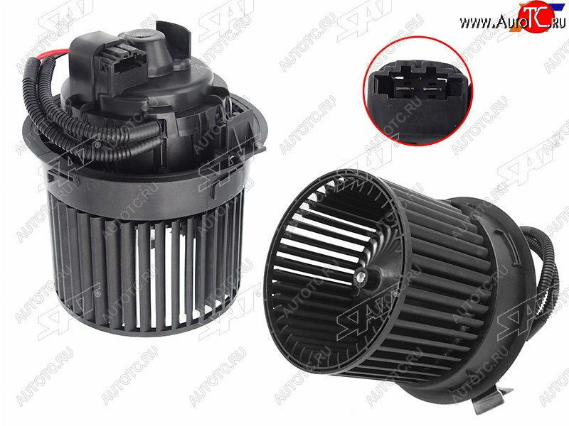 3 389 р. Мотор отопителя салона Nissan Almera 12-19  Renault Arkana 18-  Kaptur 16-20  Logan 14-22  Sande SAT ST-272102798R  с доставкой в г. Майкоп