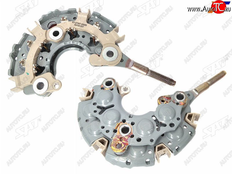 969 р. Диодный мост генератора TOYOTA 2C1FZ3VZ5VZ4AF12NZFE (8 диодов) SAT ST-27357-55080  с доставкой в г. Майкоп