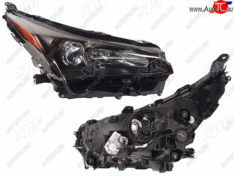 14 799 р. Фара правая (LED, с электрокорректором) SAT Lexus NX300h Z10 дорестайлинг (2014-2017)  с доставкой в г. Майкоп
