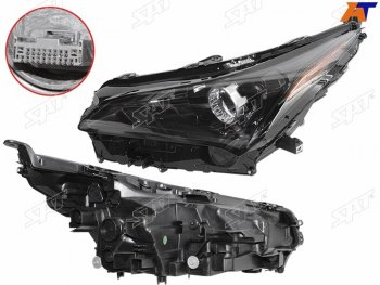 Фара левая (LED, с электрокорректором) SAT Lexus NX200  Z10 (2017-2021) рестайлинг