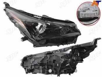 Фара правая (LED, с электрокорректором) SAT Lexus NX200  Z10 (2017-2021) рестайлинг