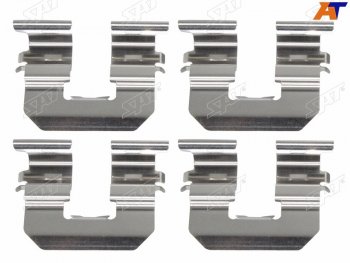 224 р. Комплект монтажный тормозных колодок RR HYUNDAI SOLARIS 10-ACCENT 11-19KIA RIO 10- SAT ST-349-0009  с доставкой в г. Майкоп. Увеличить фотографию 1